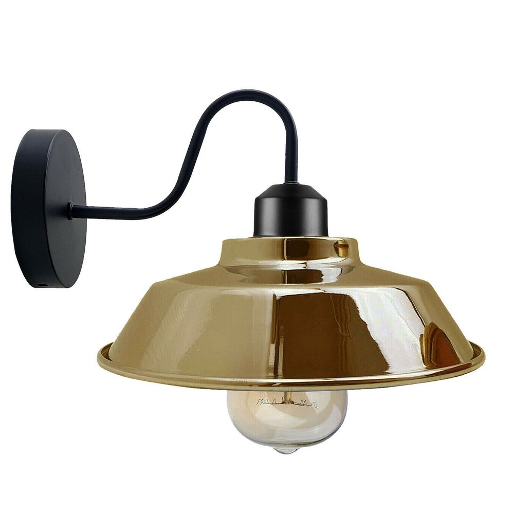 Rustic Industrial Adjustable Gooseneck Indoor Wall Sconce Light ~1186