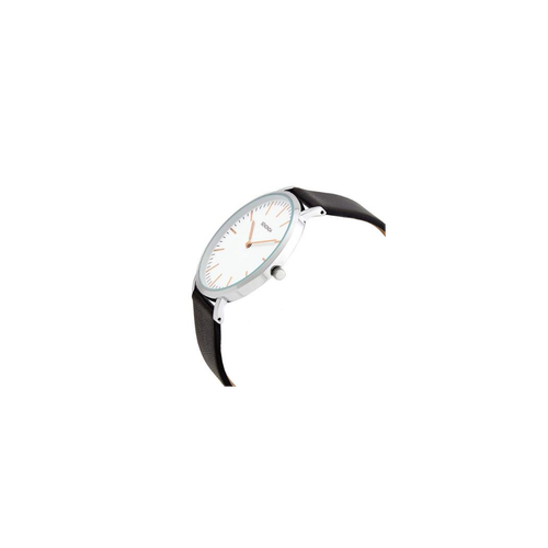 Sekonda Mens Basic White Dial Black Leather strap Watch 1342