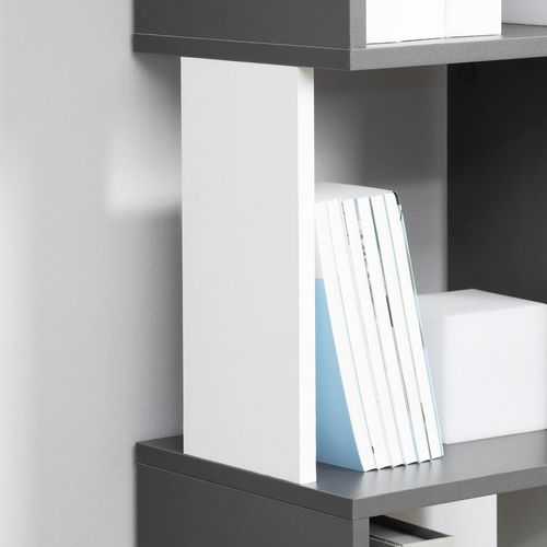 HOMCOM 5-Tier Bookshelf Freestanding Bookcase Storage Shelves