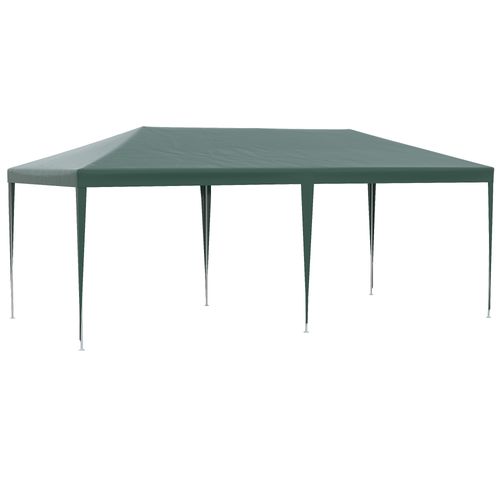 Outsunny 6m x 3m Garden Gazebo Marquee Canopy Party Tent Canopy Patio Green