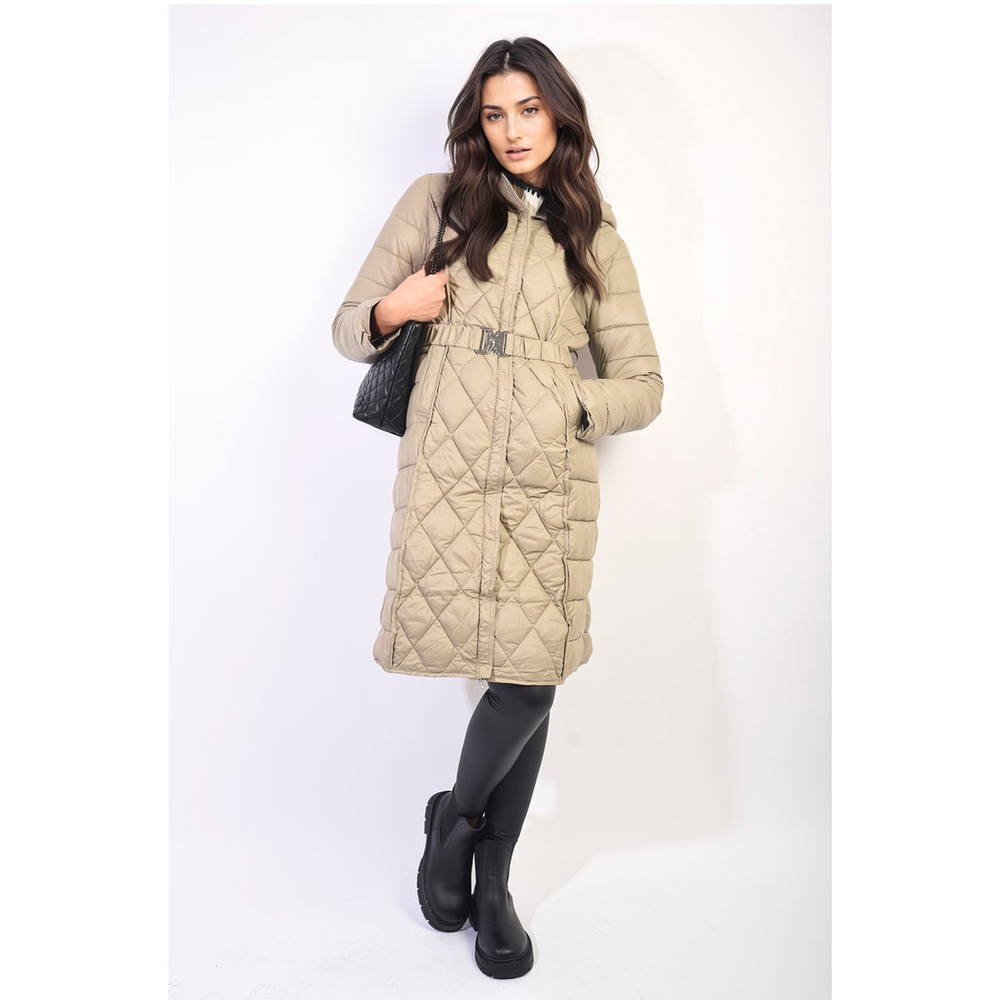 Isobel Quilted Winter Jacket with Belt