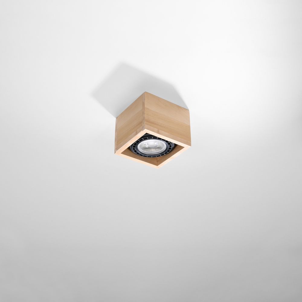 Sleek Wood Ceiling Lamp - Quatro Scandinavian Design - Top Quality