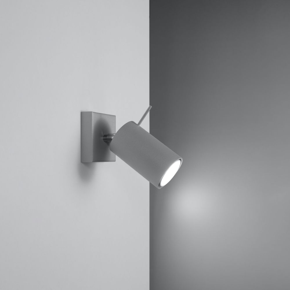 Modern Steel Ring Wall Lamp - High Quality GU10 Spotlight