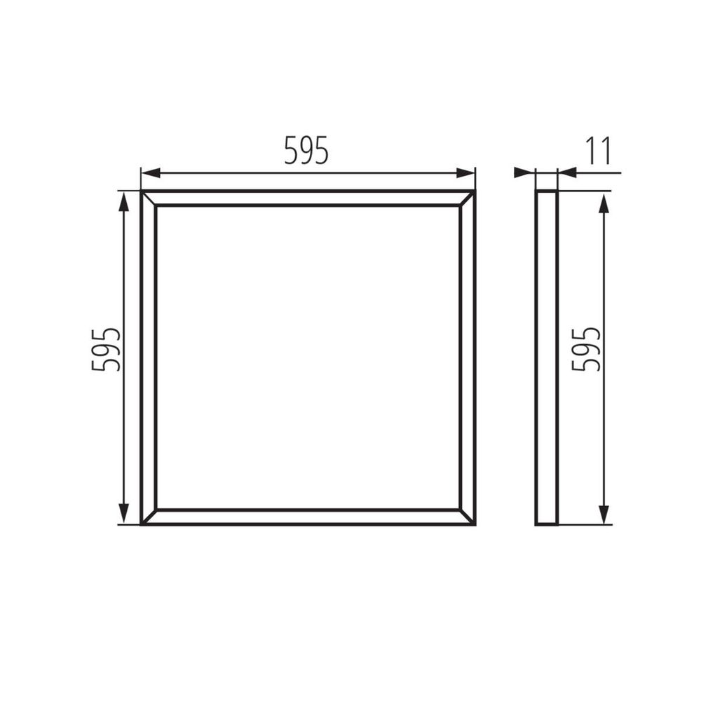 High-Quality Kanlux Bravo 40W LED Panel - Neutral White - 28010