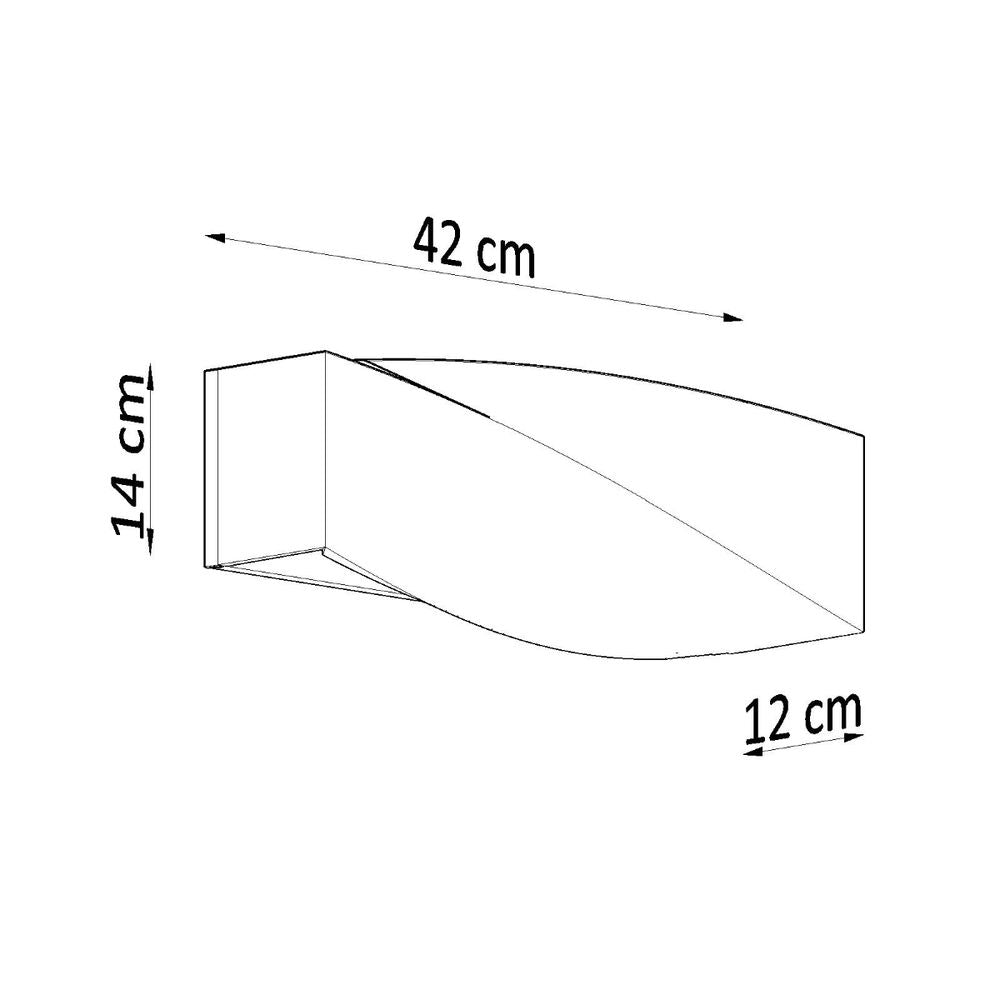 Modern Wall Lamp: Concrete Sigma Design | E27 | High Quality