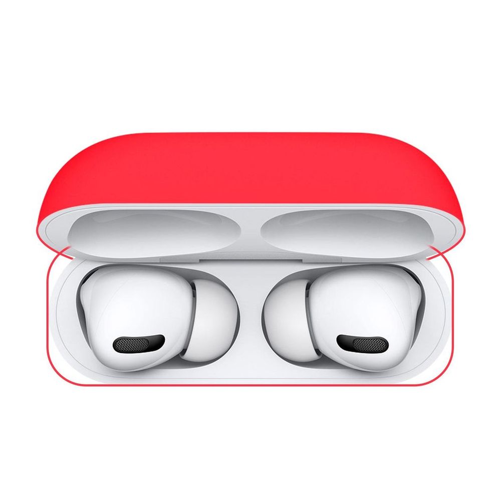 Red Airpods Pro Case: Scratch-Absorbing, Protecting Cover, Slim, 1pk