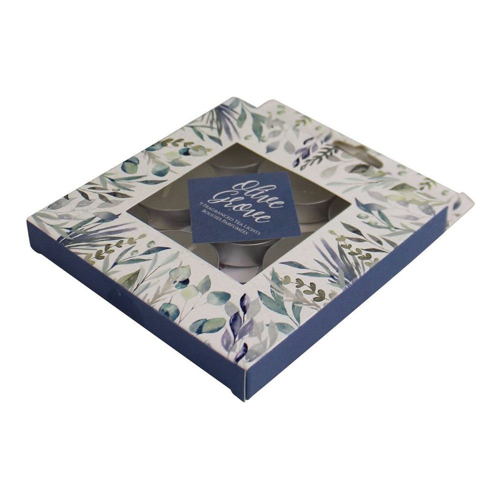 Premium Gift Boxed Olive Grove Fragranced Tealight Candles