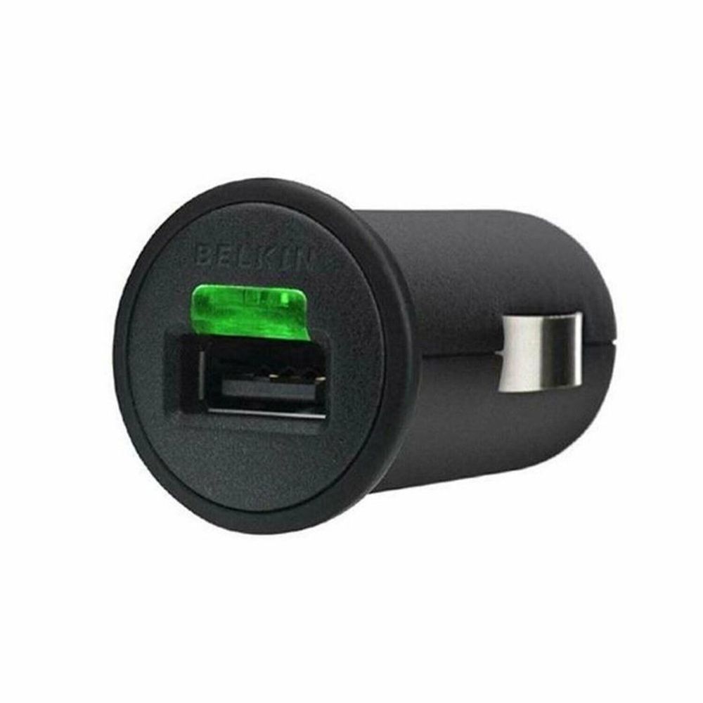 Belkin Car Charger Adapter + 30 Pin Charge Cable - 2100mAh - Black - Universal