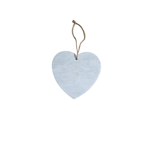 White Heart Chopping Board 24x26cm