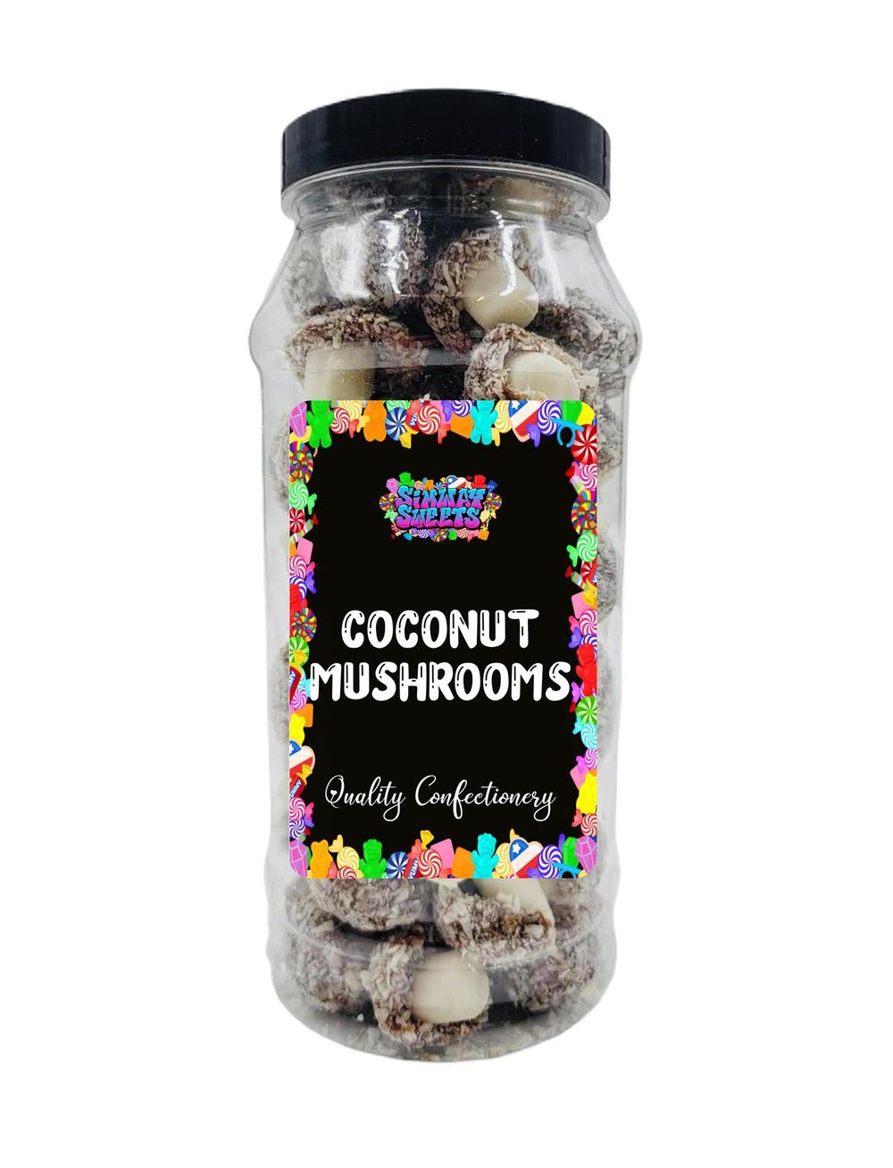 Coconut Mushrooms Retro Sweets Party Wedding Favours Candy Buffet Pick n Mix