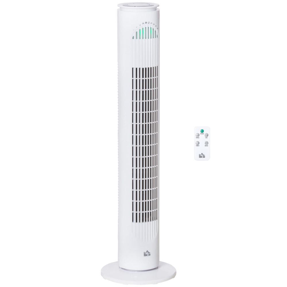 High Velocity Tower Fan, 3 Modes,Cooling PortableAir Circulator,Remote