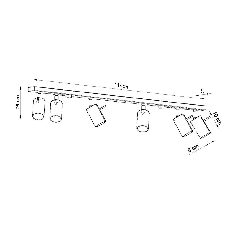 Modern Steel Ring Ceiling Lamp - High Quality GU10 Spotlights