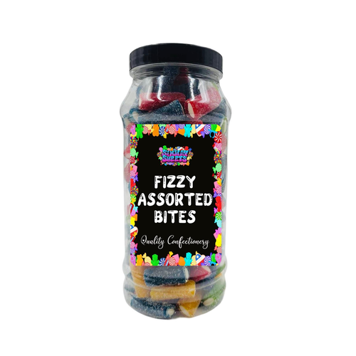 Sour Assorted Pencil Bites Sweets Gummy Jelly Retro Sweets Gift Jar - 600g