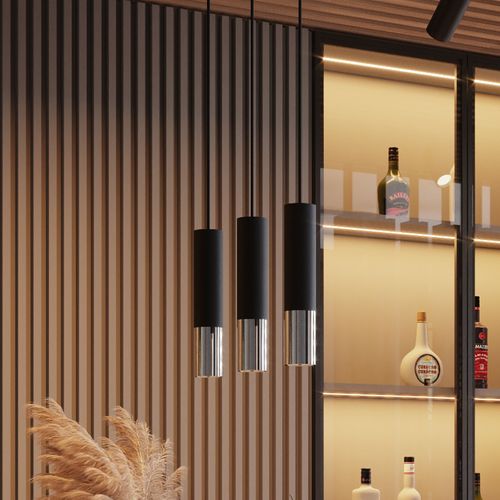Pendant lamp steel Loopez modern Design GU10