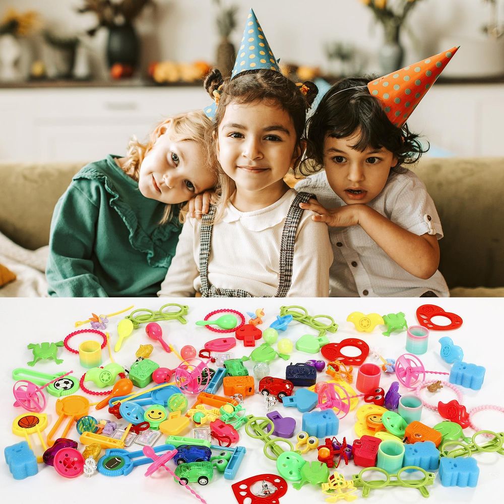 SOKA 120PC Party Bag - Premium Quality Party Favors for Kids - Ideal for Parties and Events