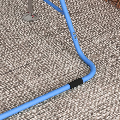 HOMCOM Kids Gymnastic Bar w/ Adjustable Height, Foldable Training Bar - Blue