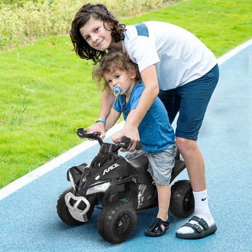 HOMCOM No Power Quad Toddler Ride on Car Foot-to-Floor Sliding
