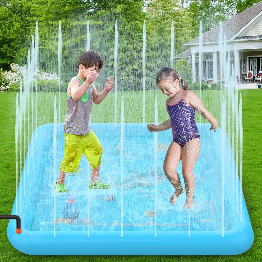 SOKA Blue Splash Mat 168cm, Fun Aquatic Play for Kids - Sandpit, Ball Pit, Pool