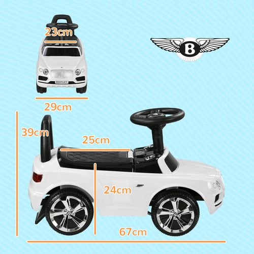 AIYAPLAY Bentley Licensed Ride on Car, Foot to Floor w/ Music Horn