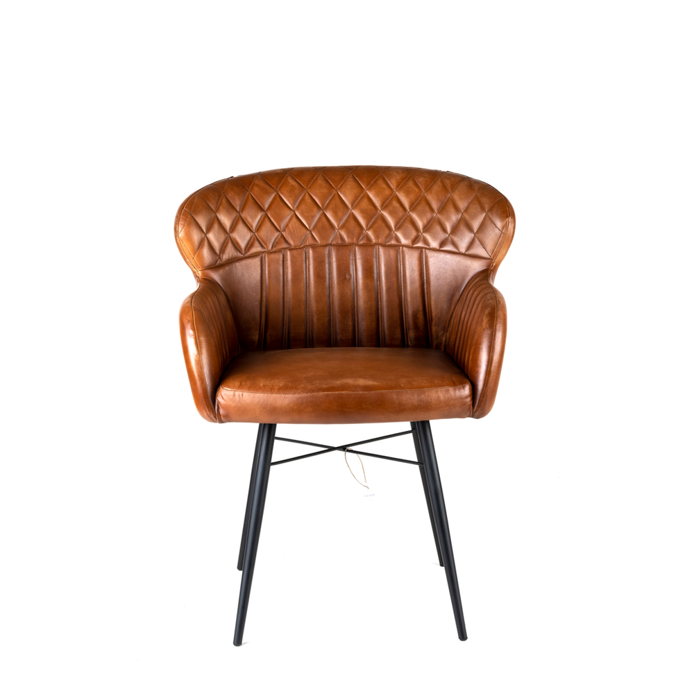 Premium 81CM Leather Dining Chair