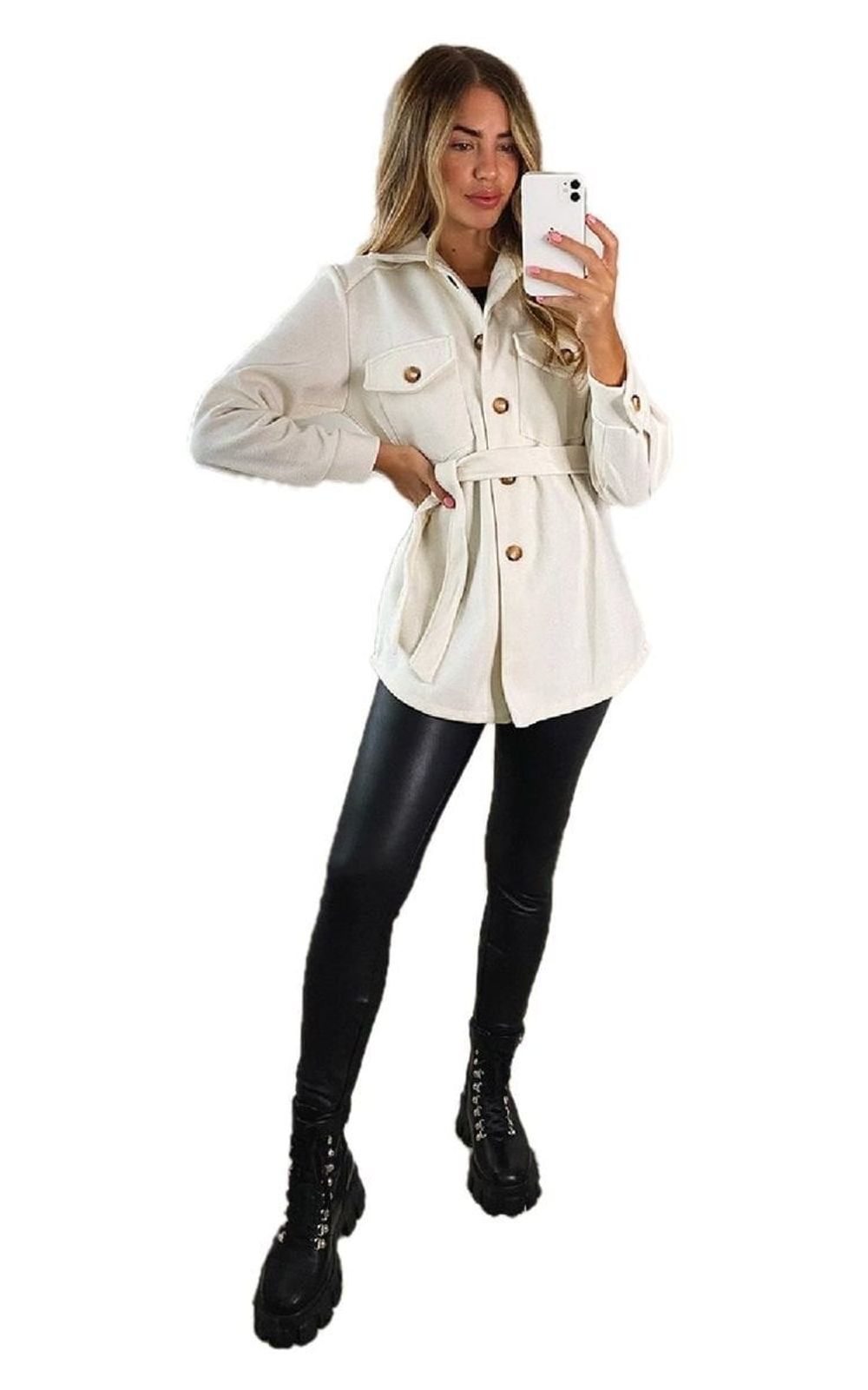 Quinn Belted Shacket - Stylish, Comfortable, and Versatile! Upgrade Your Fall Wardrobe Today! 🧥🌟
