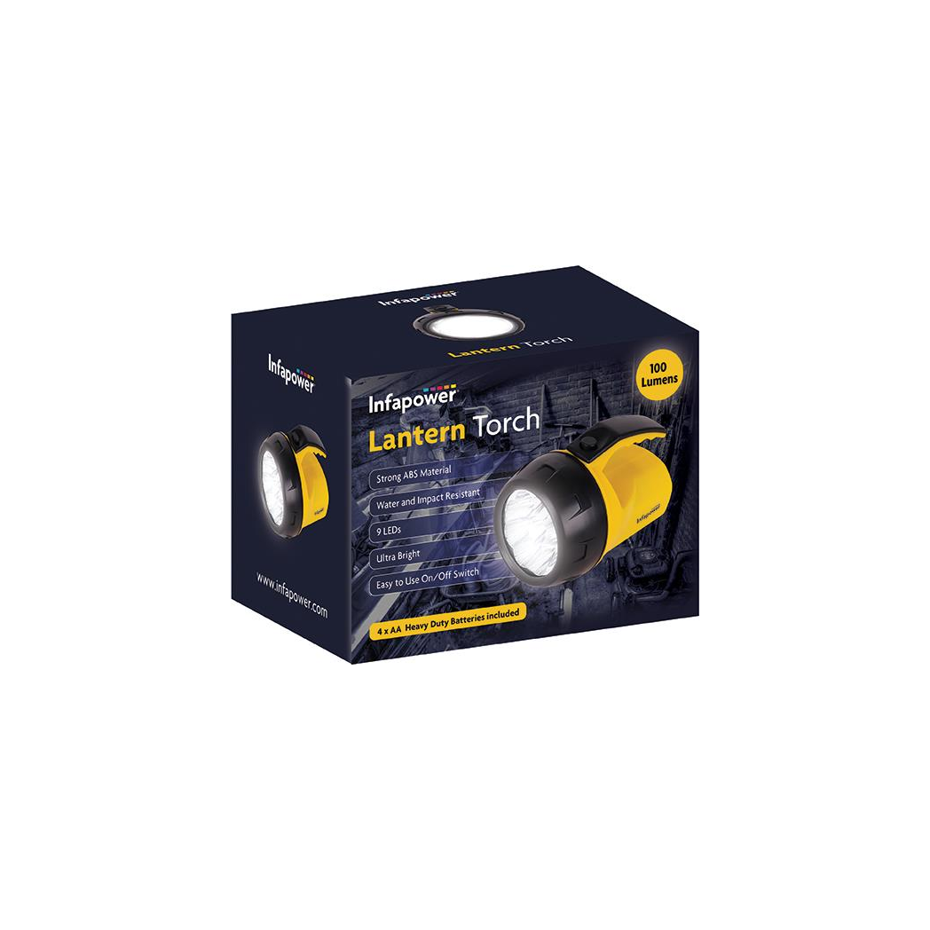 Infapower Lantern Torch including 4xAA Batteries- F065