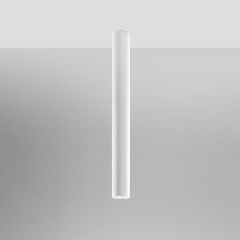 Sleek Steel Ceiling Lamp - Lagos Collection: Modern Design, GU10 Bulb Compatible