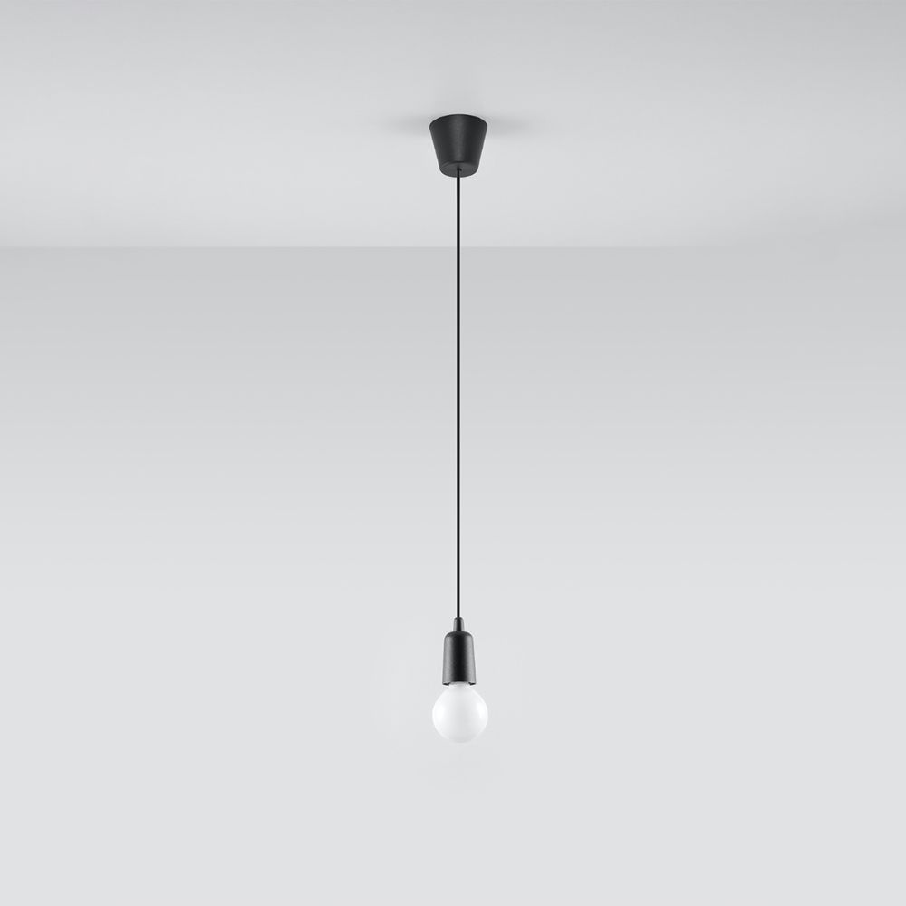 Pendant lamp PVC Diego modern Design E27