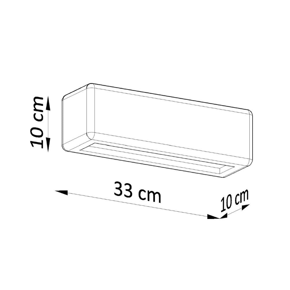 Subani Ceramic White 1 Light Classic Wall Light - E27 Socket, Futuristic Design