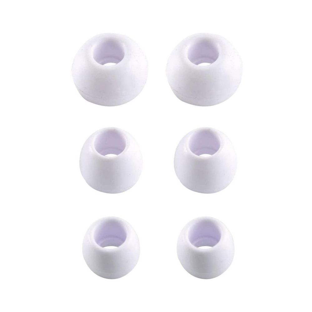 Aquarius Bandridge Silicon Eartubes for In-Ear Headphones, White