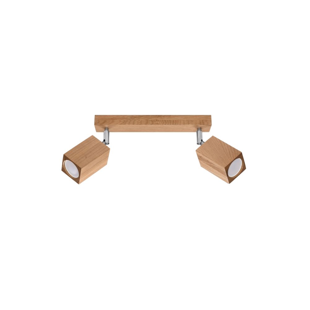 Scandinavian Design Ceiling Lamp - Wood, GU10 - High-Quality & Stylish