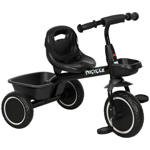 AIYAPLAY Kids Trike for 2 to 5 Years with Adjustable Seat, Baskets