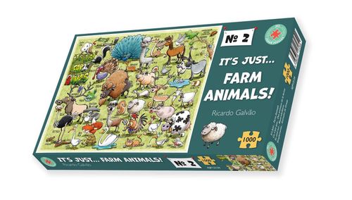 It's Just...Farm Animals, Ricardo Galvao, 1000 Piece Jigsaw Puzzle