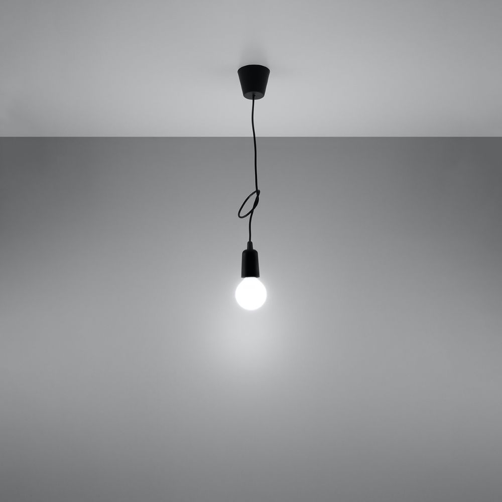 PVC Pendant Lamp: Diego Modern Design, E27 Socket
