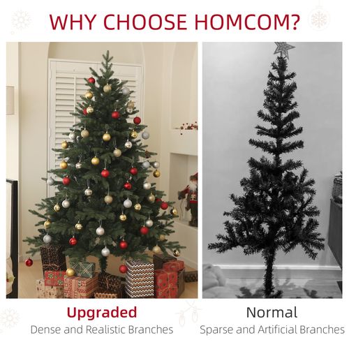 HOMCOM 5ft Artificial Spurce Christmas Tree with 1121 Branches