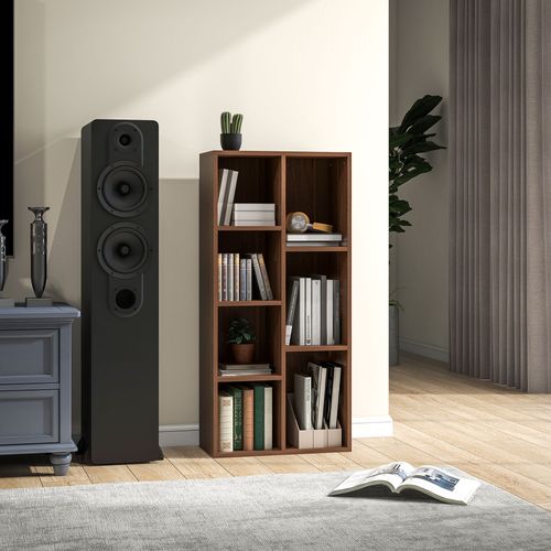 HOMCOM Bookcase Modern Bookshelf Cabinet for Home Office