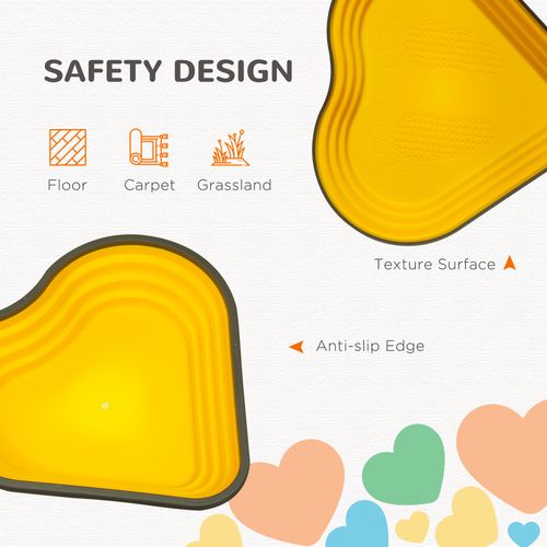AIYAPLAY 6PCs Kids Stepping Stones, Non-Slip Stackable River Stones