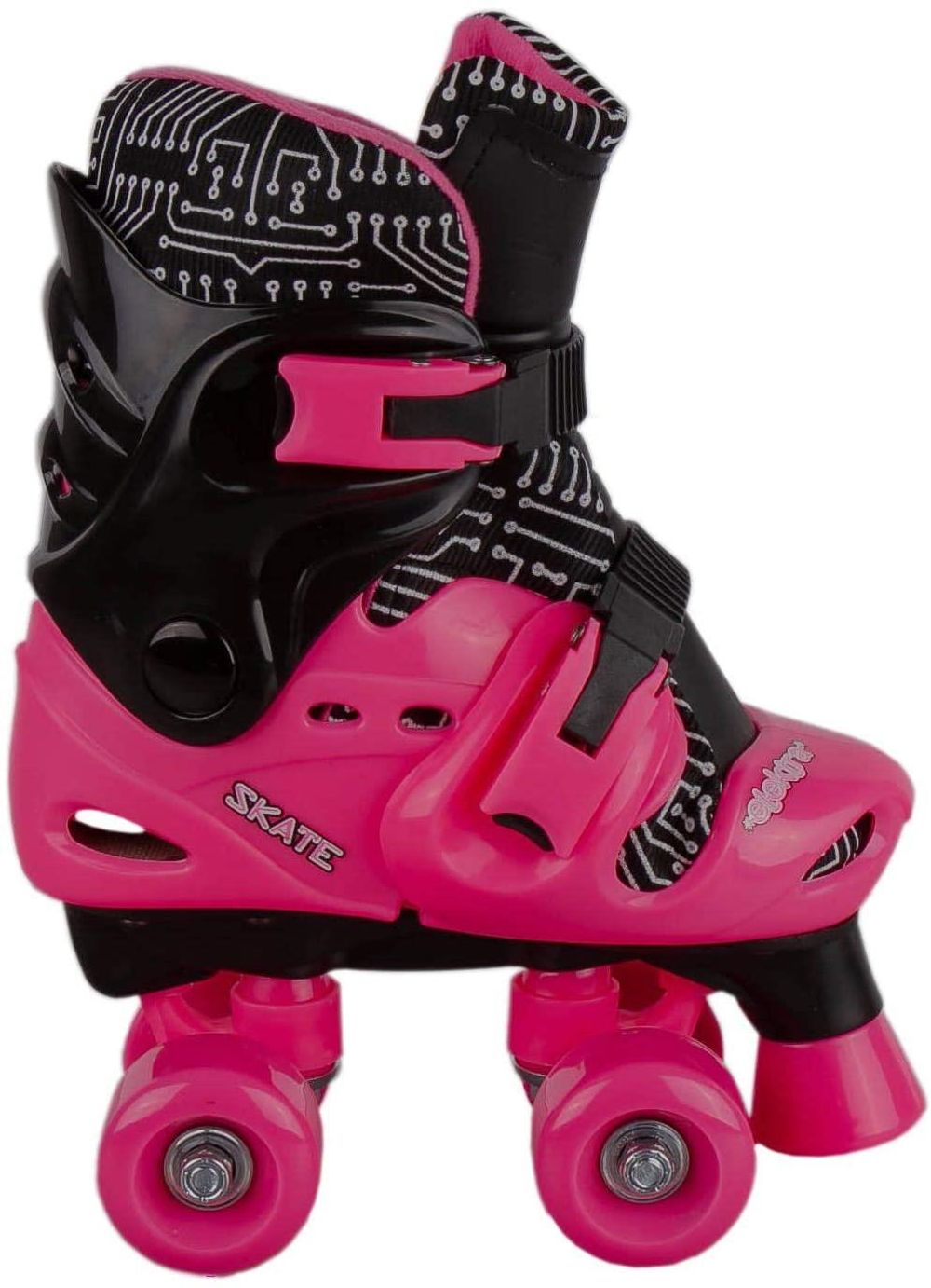 Elektra Quad Boot Medium Black & Pink 13J-2
