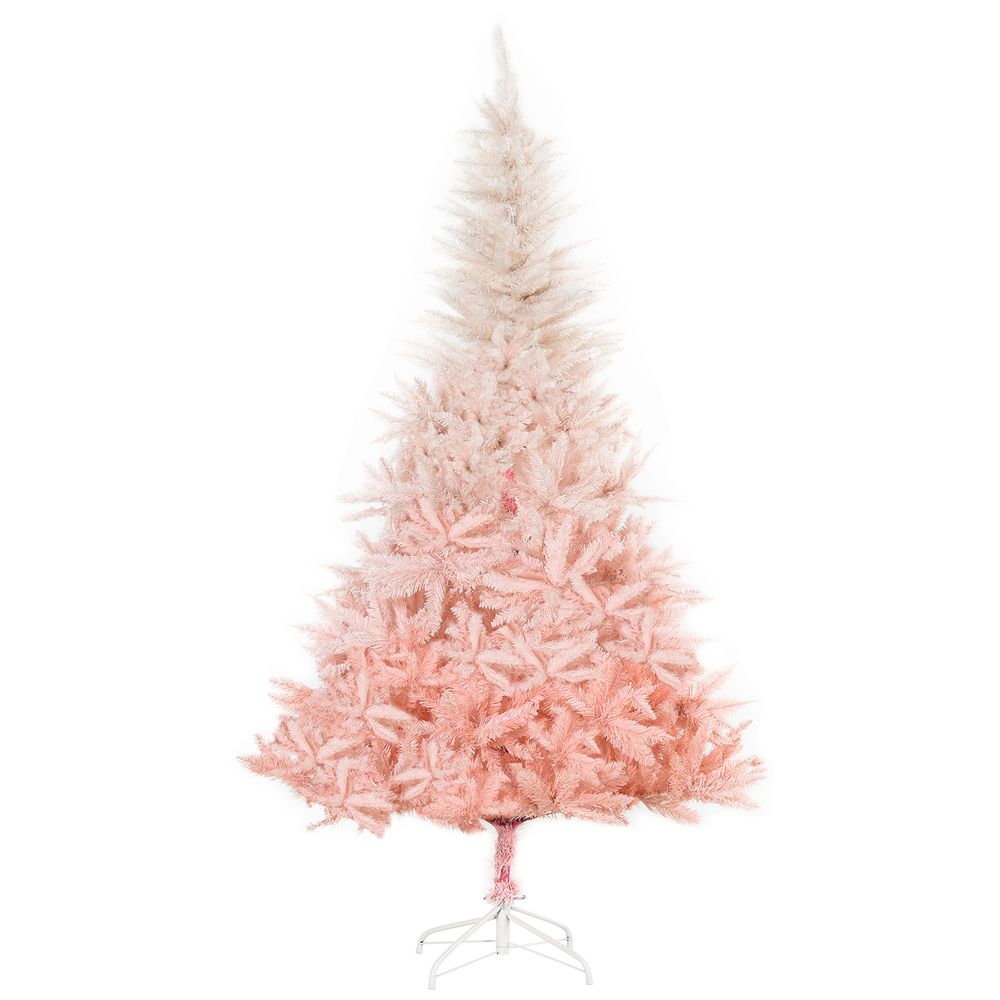 6FT Pink Artificial Christmas Tree - Premium Quality - Metal Stand - Stunning and Festive Décor