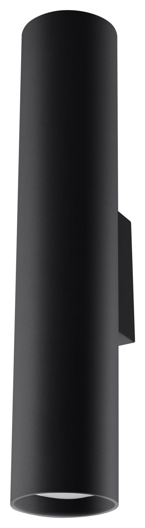 Wall Lamp LAGOS 2 Black Round Tube Shape Modern Loft Design LED GU10