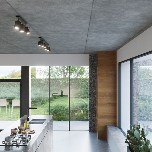 Wall lamp steel Merida modern Design GU10