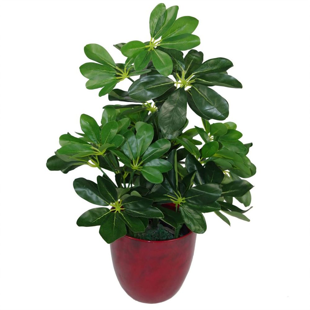 High-Quality 55cm Dark Green Artificial Umbrella Plant