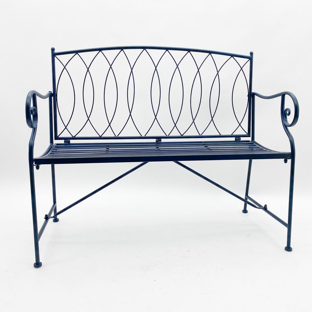 Premium Quality 109CM Blue 2 Seater Bench - Buy with Confidence!