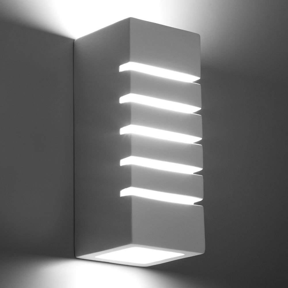 Premium Ceramic and Glass Wall Lamp - Modern Design - E27 Socket