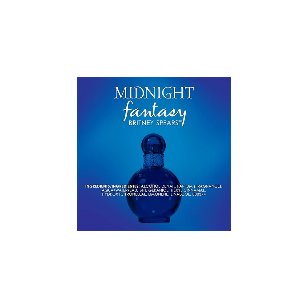 Britney Spears Midnight Fantasy Eau De Parfum Spray 100ml