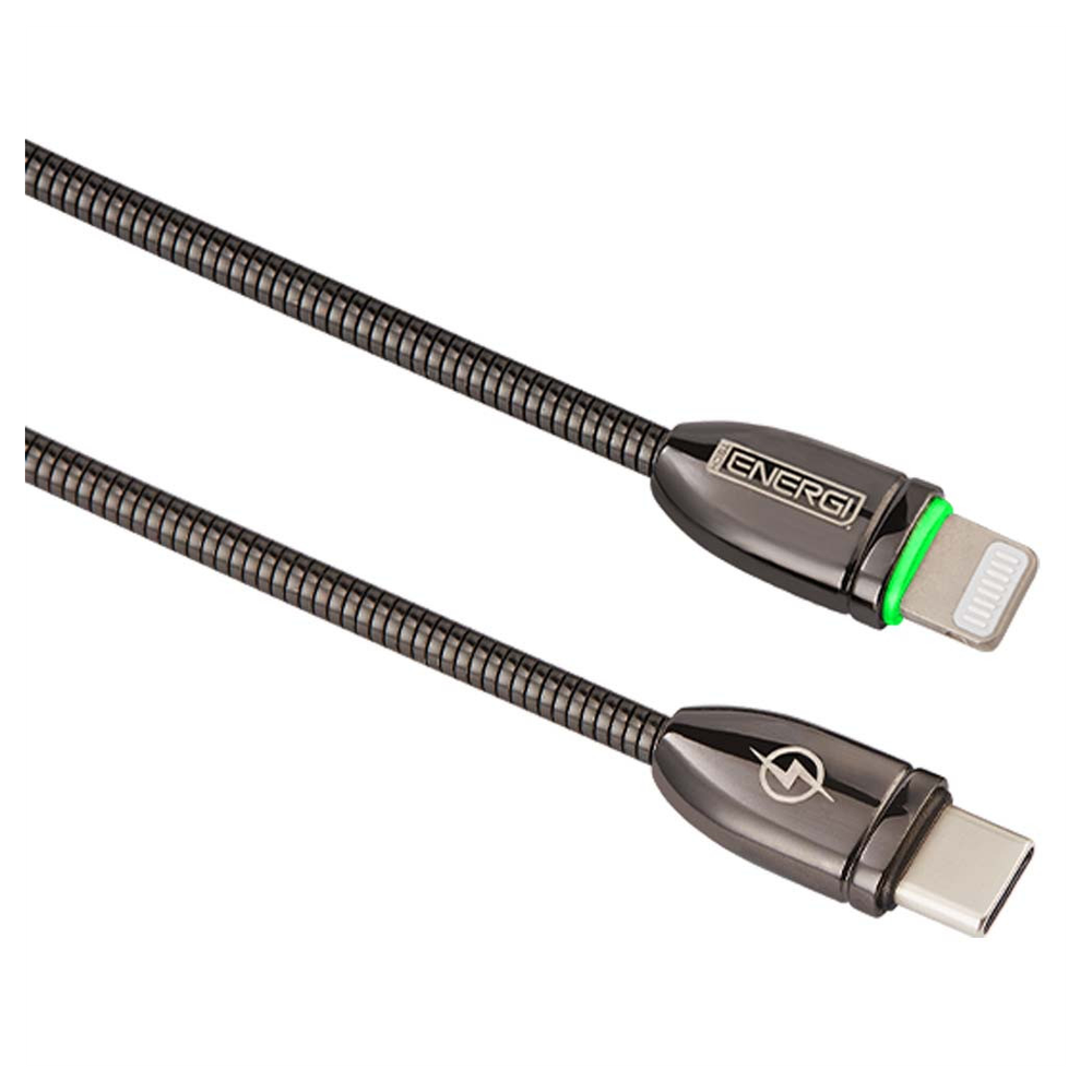 Tech Energi Apple PD USB-C Lightning Cable (Up to 60W) - 1.2m - Black