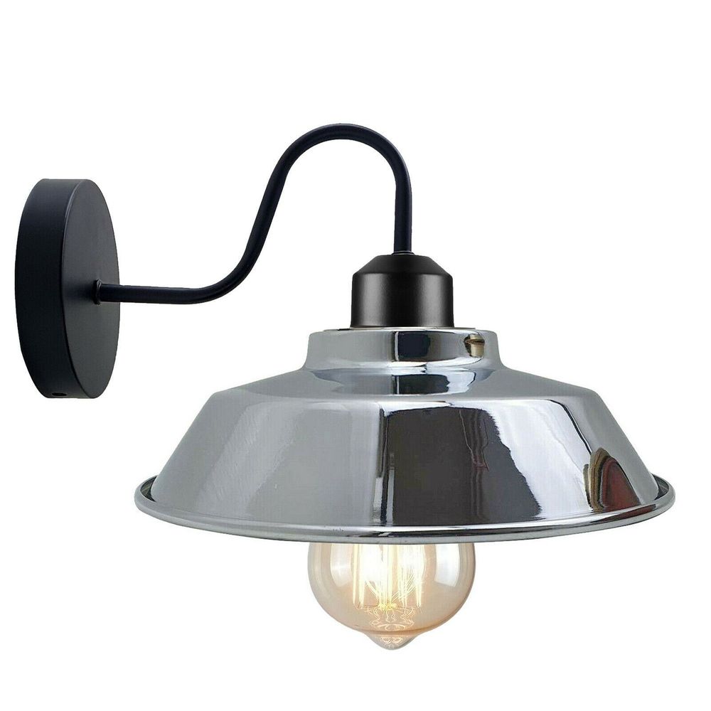 Rustic Industrial Adjustable Gooseneck Indoor Wall Sconce Light ~1186