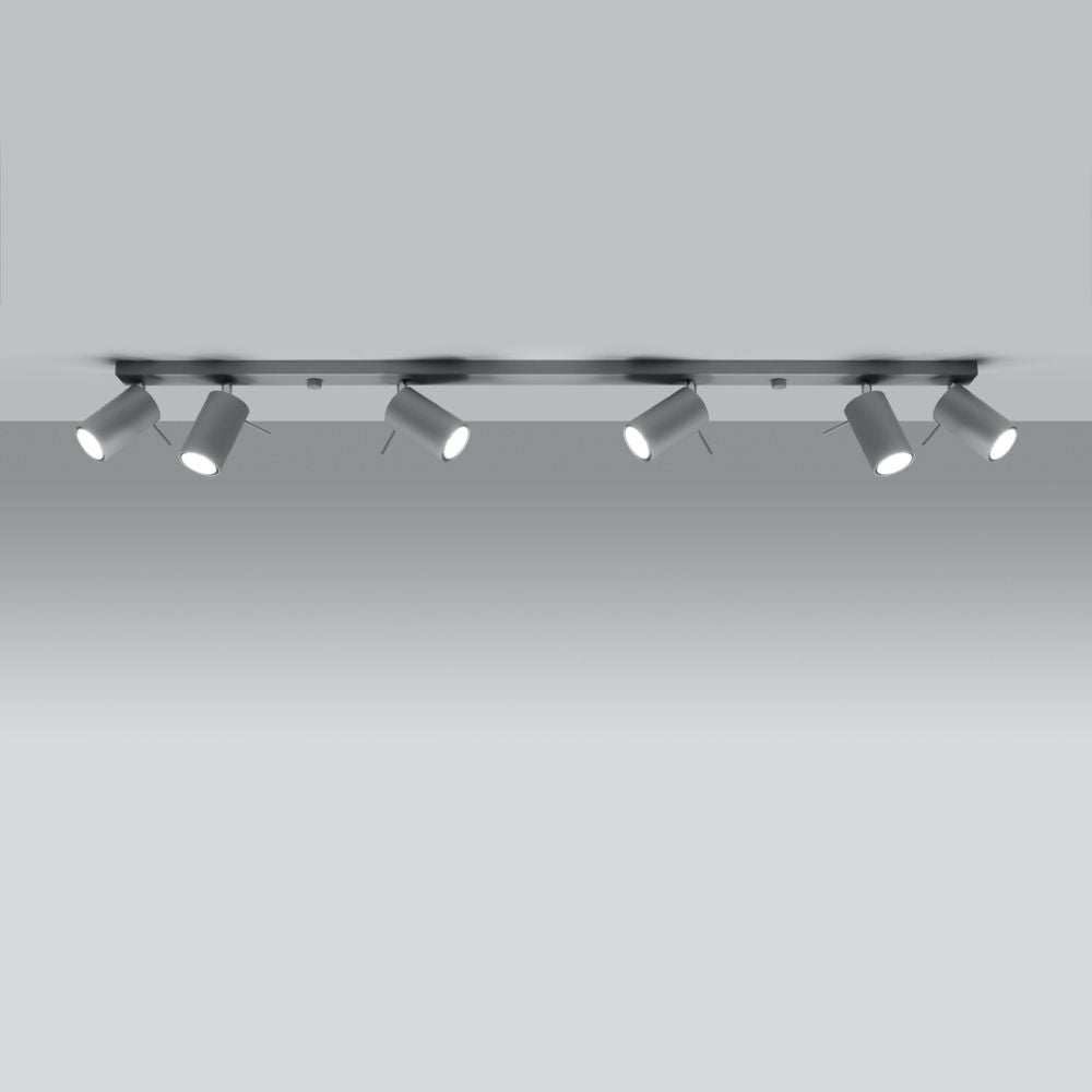 Modern Steel Ring Ceiling Lamp - High Quality GU10 Spotlights