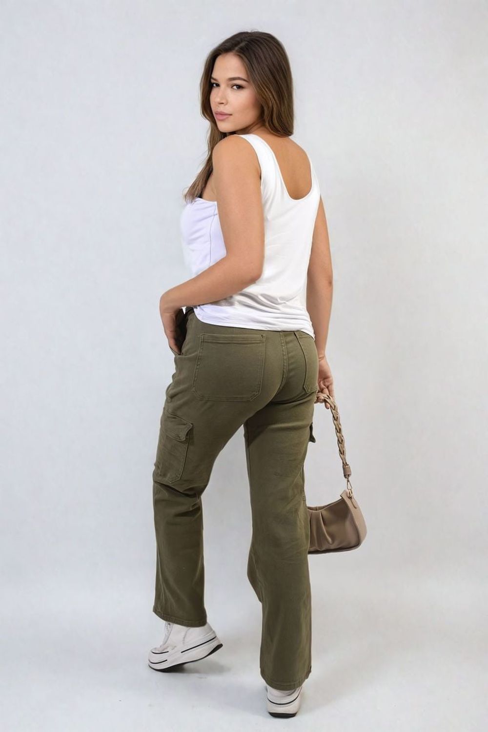 Hazel Flap Pocket Cargo Jeans - Stylish & Functional Denim for Any Adventure! 👖🌟