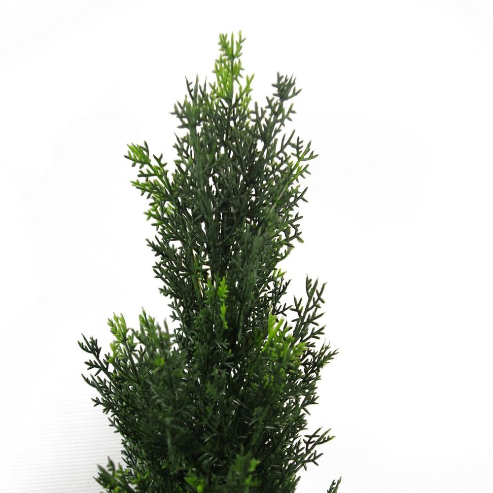 UV Resistant 90cm Artificial Cedar Cypress Topiary - Lifelike Foliage - Indoor/Outdoor - Strong & Durable - Various Sizes